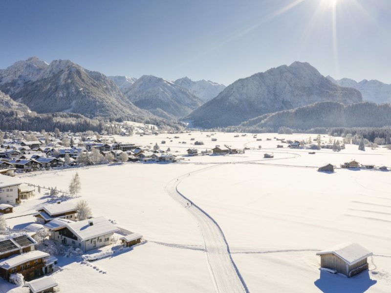 Der Oberstdorfer Rundkurs von oben Oberstdorf, Unterkunft, Ferienwohnung, Urlaub, Wanderung, Wandern, nachhaltig