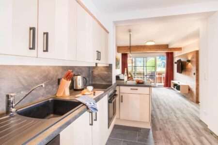 Wohnbereich der Unterkunft Weidenröschen in Oberstdorf