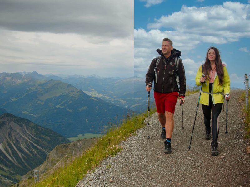 Wetter Photoshop2 Wandern, Unterkunft, Oberstdorf, Allgäu, Ferienwohnung, Wetter